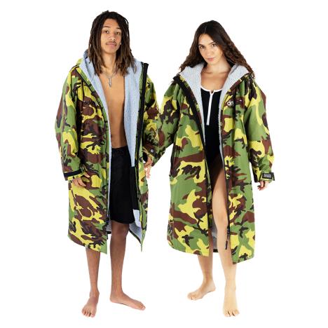 dryrobe Advance Long Sleeve Changing Robe - Camo / Grey   £156.75